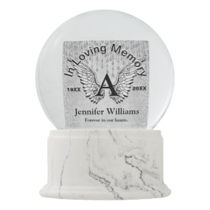 Loving Memory Snow Globes Zazzle