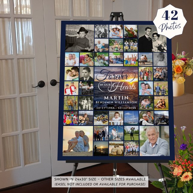 Memorial Sunset 42 Photo FOREVER IN OUR HEARTS Foam Board (Creator Uploaded)