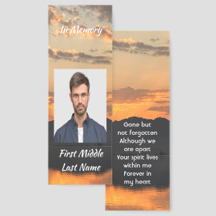 Memorial Sunset Water Reflection Sky Cloud Bookmarks