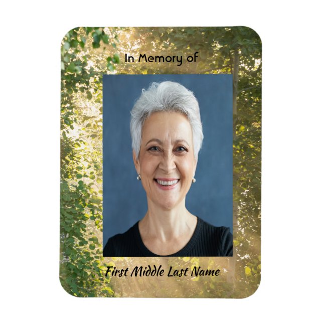 Memorial Sunshine Golden Forest Magnet (Vertical)