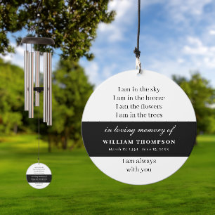 Memorial Sympathy Remembrance Grief Gift Wind Chime