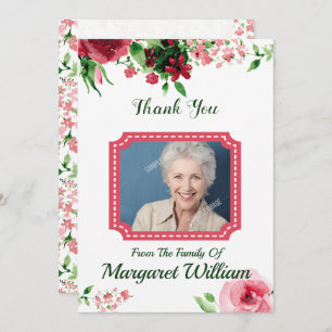 Memorial Thank You Card