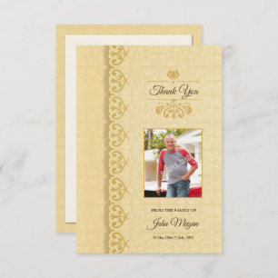 Memorial Thank You Card