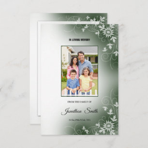 Memorial Thank You Card