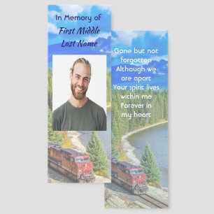  Memorial Train Rail Tram Railway Bookmarks