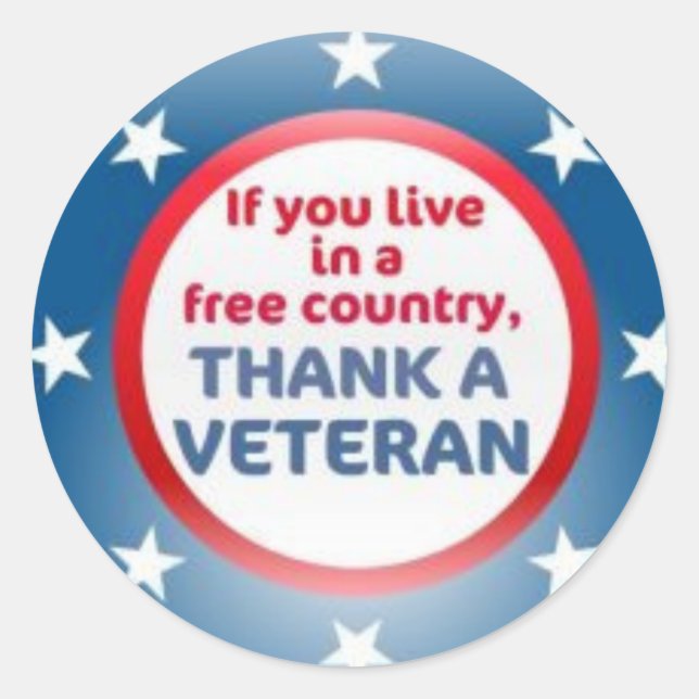 memorial veterans day sticker (Front)
