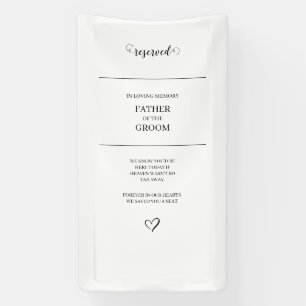 Memorial Wedding Chair Sign