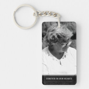 Memorial  - White Back - Missed Beyond Measure Keychain