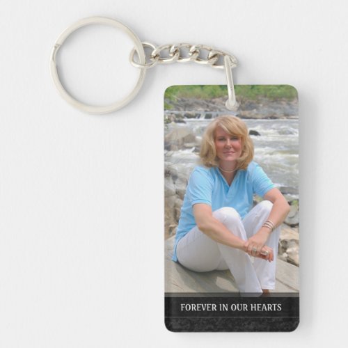 Memorial _ White Back _ Special Memories of You Keychain