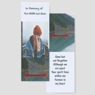 Memorial Wilderness Lake Canoe Bookmarks
