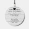 Memorial Wind Rustic Wood One Photo Wind Chime