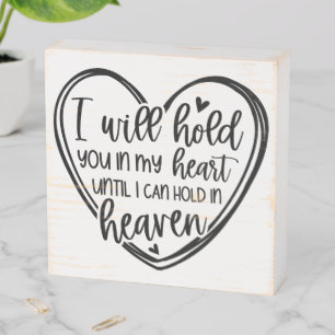 Memorial Wooden Box Sign