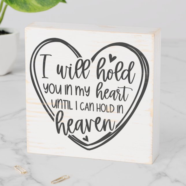 Memorial Wooden Box Sign (In Situ Horizontal)