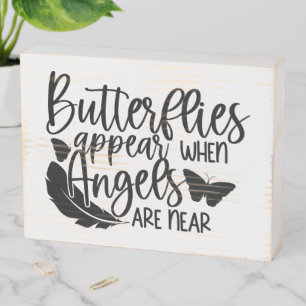 Memorial Wooden Box Sign.