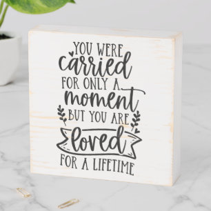 Memorial Wooden Box Sign