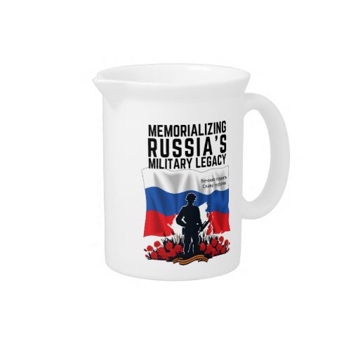 Memorializing Russias Military Legacy Beverage Pitcher