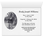 memoriam angel prayer cards (Inside Horizontal (Bottom))