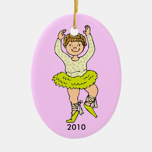 Memories 1st dance recital ceramic ornament (Front)