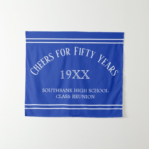 Memories 50th Class Reunion wall   Tapestry