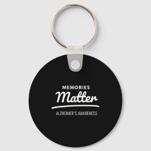 Memories alzheimer's awareness  keychain