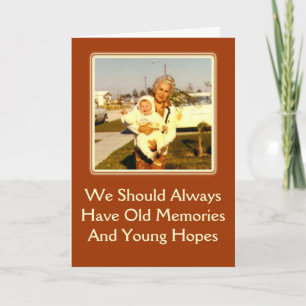 Memories and Hopes Birthday Greeting Card