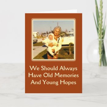 Memories And Hopes Birthday Greeting Card by Victoreeah at Zazzle