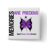 Memories Are Precious Alzheimer's Disease Button