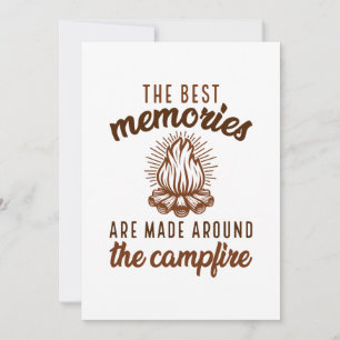 Memories Campfire Thank You Card