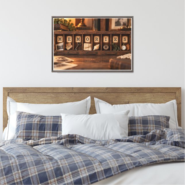 Memories Canvas Print (Insitu(Bedroom))