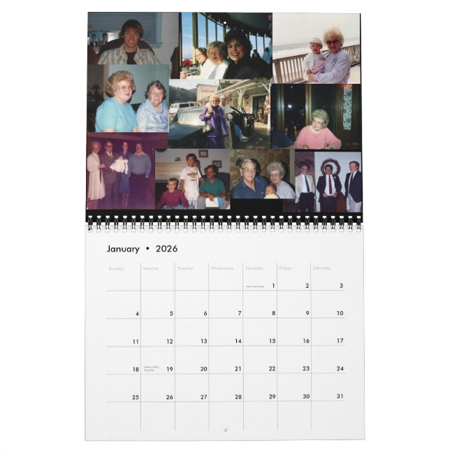 Memories - Customized Calendar (Jan 2026)