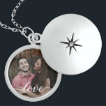 "Memories Encased" Personalized Photo Locket<br><div class="desc">Give a gift that will be treasured forever with the "Memories Encased" Personalized Photo Locket. This exquisite locket is a timeless piece of jewelry that allows you to personalize it with your favorite photo together, creating a keepsake filled with love and memories. The word "Love" is elegantly scripted in a...</div>