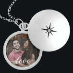 "Memories Encased" Personalized Photo Locket Necklace<br><div class="desc">Give a gift that will be treasured forever with the "Memories Encased" Personalized Photo Locket. This exquisite locket is a timeless piece of jewelry that allows you to personalize it with your favorite photo together, creating a keepsake filled with love and memories. The word "Love" is elegantly scripted in a...</div>