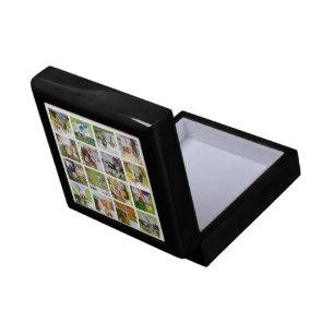 Memories in Motion: Customizable 16 Photo Collage Gift Box