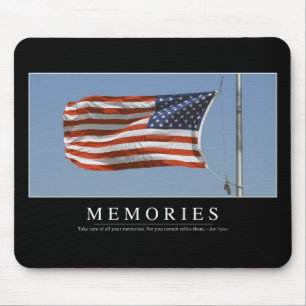 Memories: Inspirational Quote 2 Mouse Pad