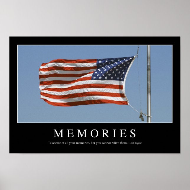 Memories: Inspirational Quote 2 Poster (Front)