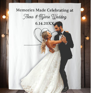 Memories Made at  Wedding Backdrop Photo Prop
