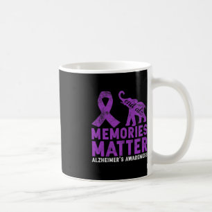 Memories Matter Alzheimer - Purple Elephant Coffee Mug