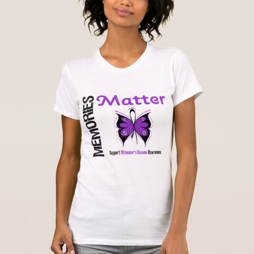 Memories Matter Alzheimers Disease T_Shirt