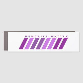 Memories Matter Car Magnet