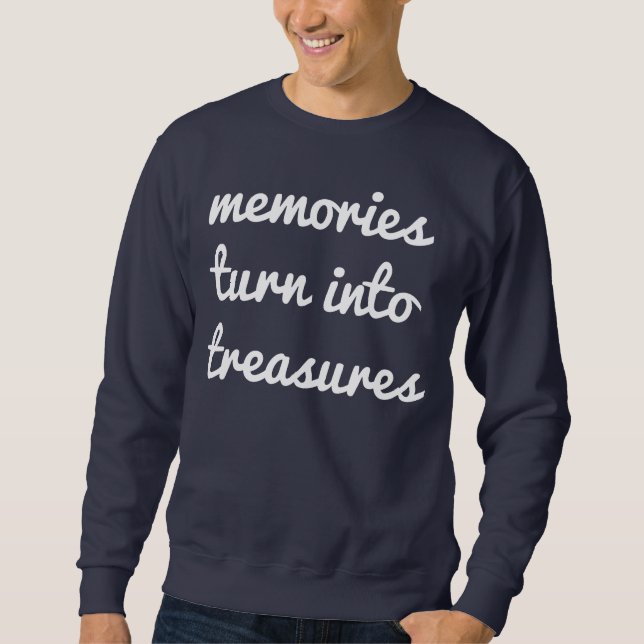 Memories Men's Basic Sweatshirt (Front)