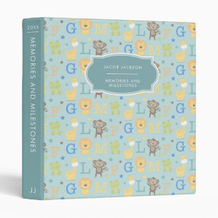 Memories & Milestones Baby Book Binder for Boys