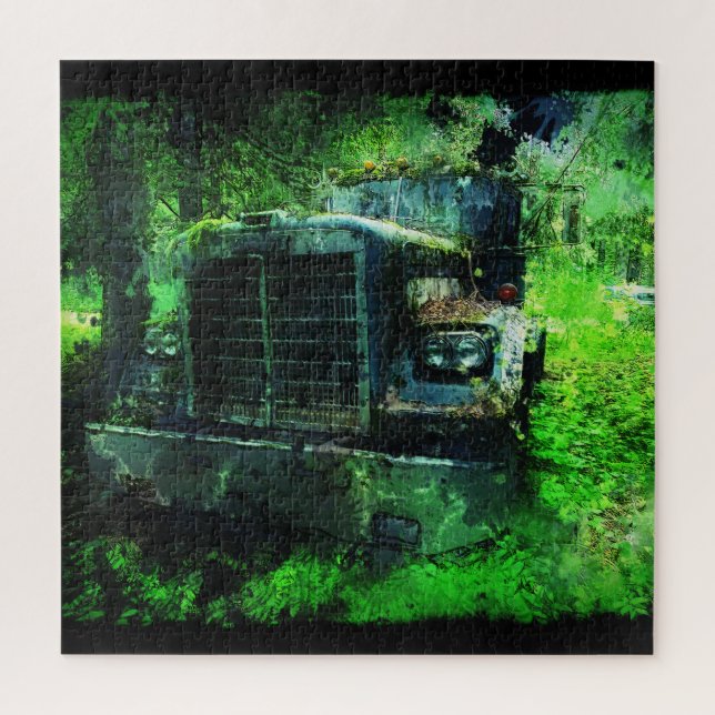 Memories of a Freight Truck   Jigsaw Puzzle (Vertical)