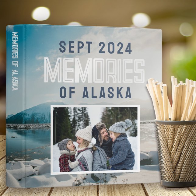 Memories of Alaska Scrapbook Photo 3 Ring Binder (Creator Uploaded)