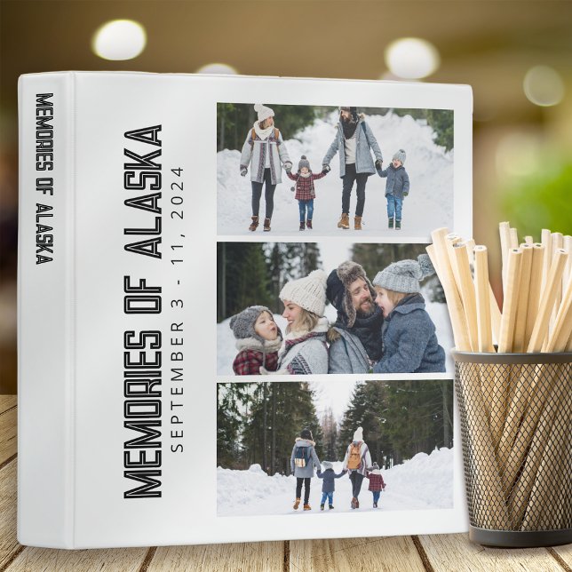 Memories of Alaska Scrapbook Photo 3 Ring Binder (Creator Uploaded)