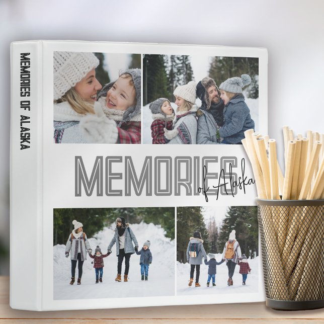 Memories of Alaska Scrapbook Photo 3 Ring Binder (Creator Uploaded)