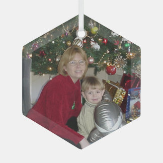 Memories of Christmas Past Glass Ornament