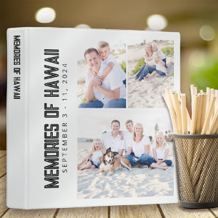 Memories of Hawaii Scrapbook Photo 3 Ring Binder
