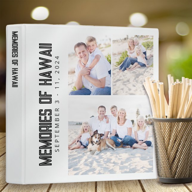 Memories of Hawaii Scrapbook Photo 3 Ring Binder (Creator Uploaded)