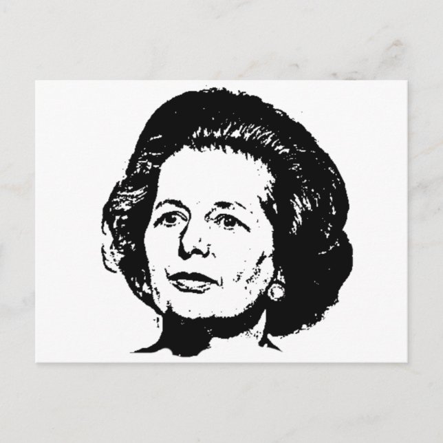 Memories of Margaret Thatcher Postcard (Front)