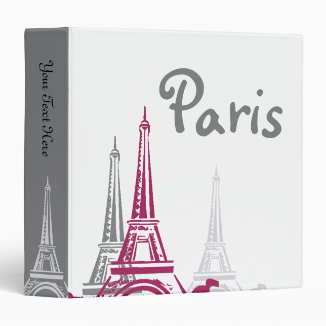 Memories of  Paris Binder (Front/Spine)